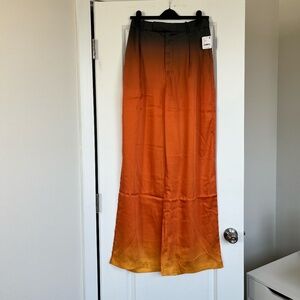 Ronny Kobo Collection Satin Ombre Pants